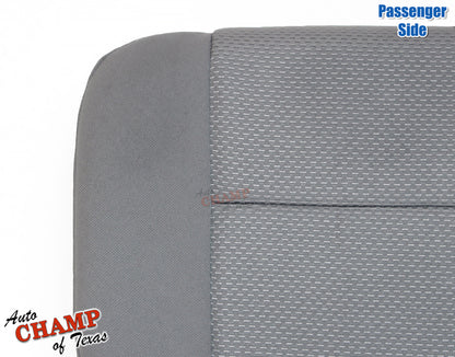 2014 2019 gmc passenger seat cover stitch ash gray cloth detail