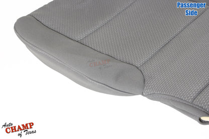 2014 2019 gmc passenger backrest seat cover cloth ash gray side angle