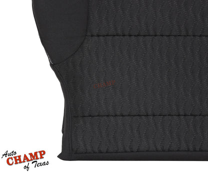 driver seat panel install view black cloth chevy suv