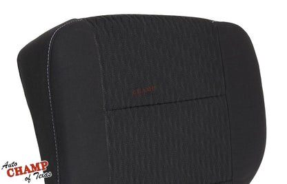 stitched bottom cushion chevy tahoe black seat panel