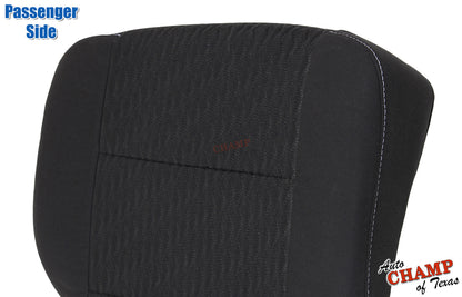 gm suv seat cover passenger side black cloth 2015 to 2019