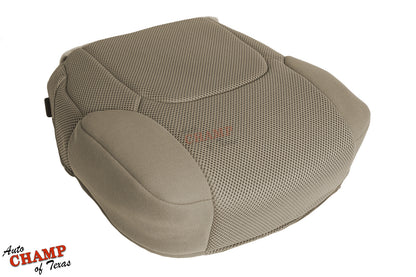 seat bottom panel frontier crew cab beige cloth truck oem