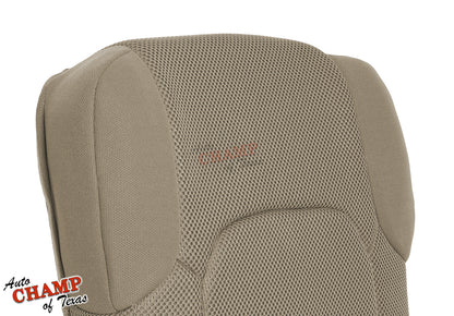 crew cab cloth beige seat cover bottom panel oem fit