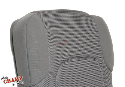 frontier crew cab bottom cloth seat gray fabric fit