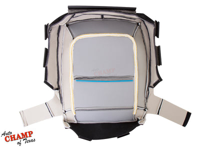 2015 2022 chevy colorado driver seat cover underside black cloth
