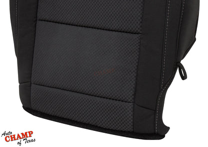 2015 2022 chevy colorado ls lt zr2 seat cover black cloth tight stitch