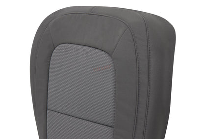 2015 2022 chevy colorado driver gray cloth seat cover right side corner detail