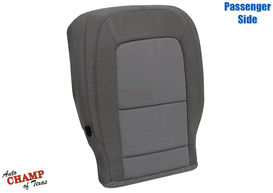 2015 2022 chevy colorado passenger seat bottom cover gray cloth replacement
