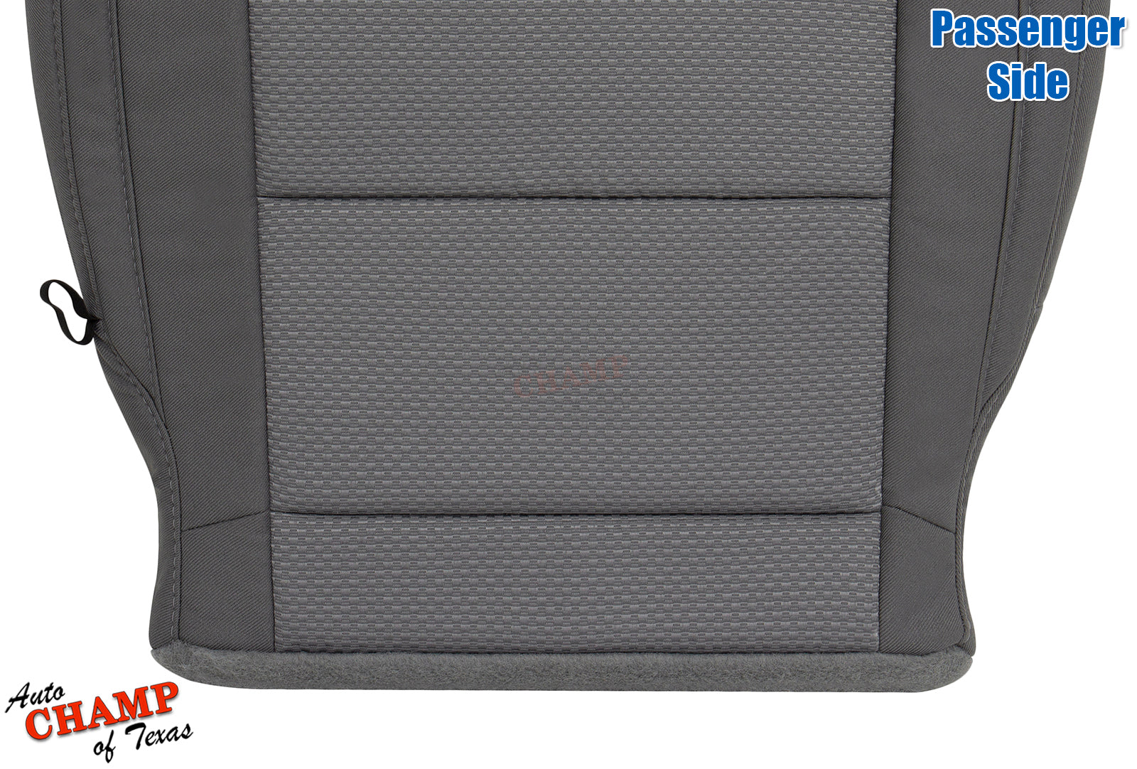 2015 2021 chevy colorado passenger bottom seat cover gray cloth
