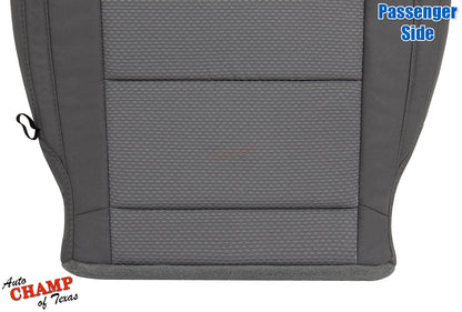 2015 2021 chevy colorado passenger bottom seat cover gray cloth