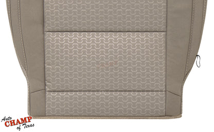 2015 2021 gmc canyon driver seat bottom dune tan cloth close up