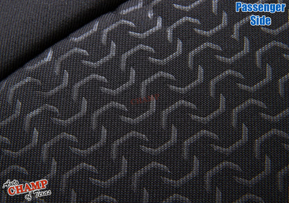 gmc canyon seat fabric texture black cloth pattern closeup