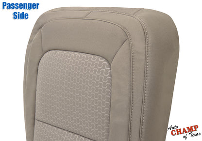 2015 2021 gmc canyon passenger seat cover dune tan angled front view