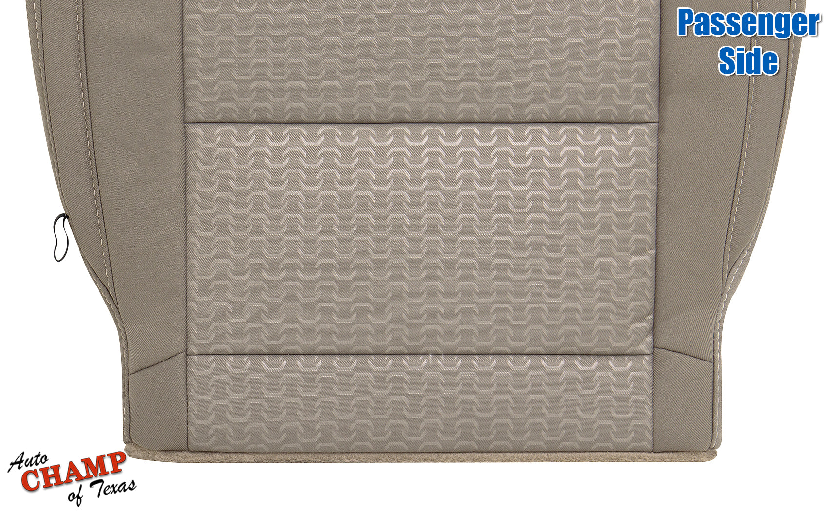 2015 2021 gmc canyon passenger seat cover dune tan cloth bottom view