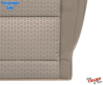 2015 2021 gmc canyon passenger seat cover dune tan cloth center panel