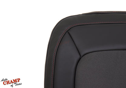 gmc canyon driver backrest seat cover black gray