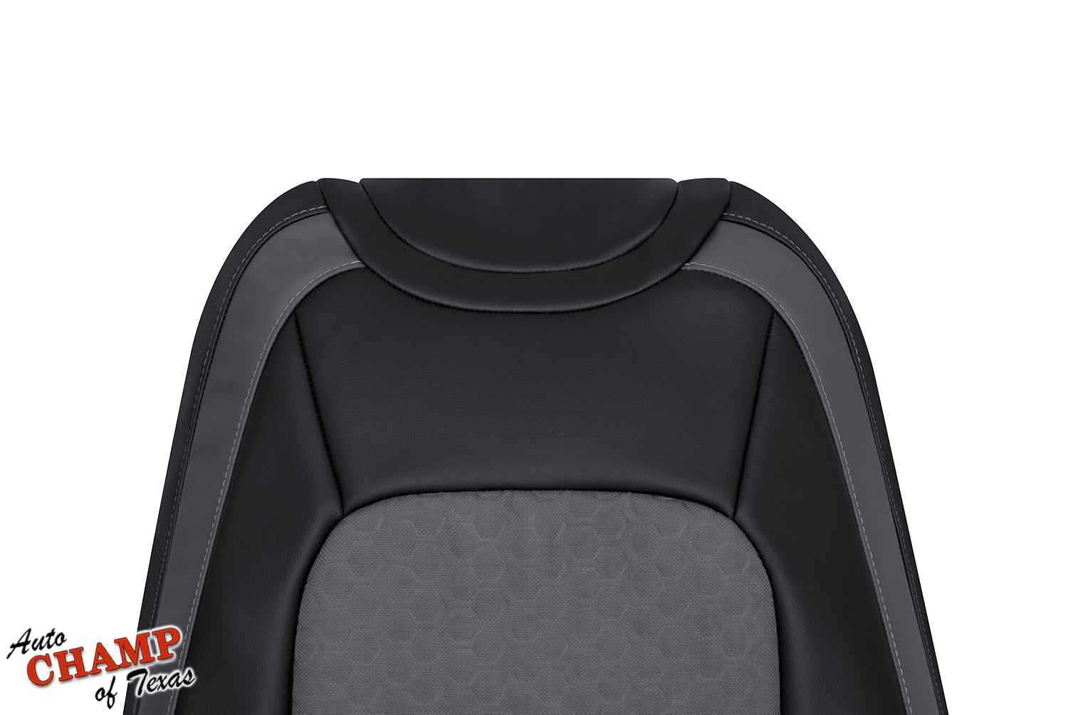 factory match driver lean back seat cover chevy colorado black dark gray cloth