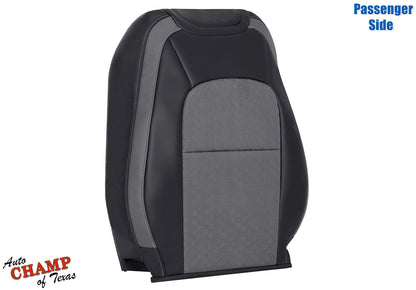 replacement passenger lean back seat cover chevy colorado lt ls zr2 black gray