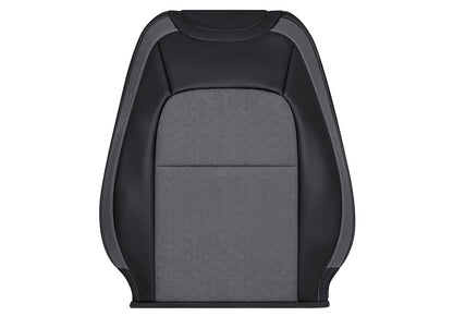 chevy colorado passenger side lean back seat cover black dark gray cloth leather replacement
