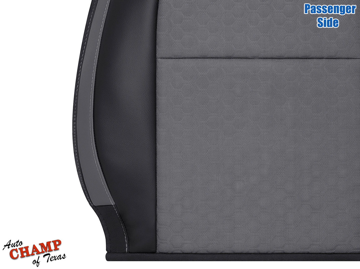 interior upgrade colorado passenger side lean back seat cover black dark gray