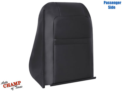 replacement chevy colorado passenger lean back seat cover cloth black dark gray