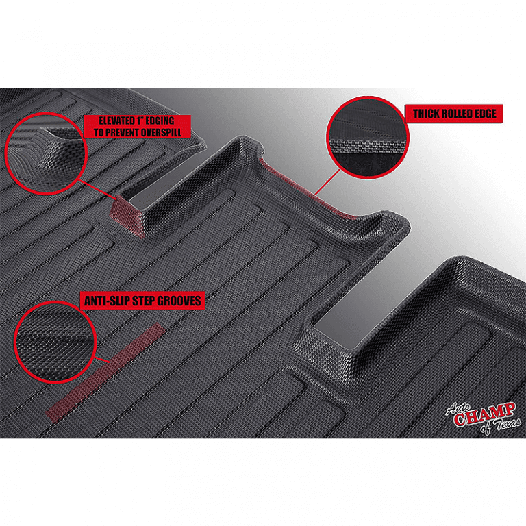 2016-2021 Tesla Model 3 – Front &#038; Rear All Season Mats – Waterproof-3