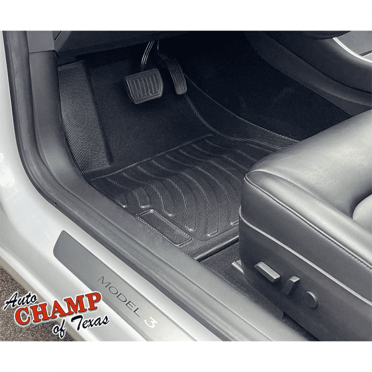 2016-2021 Tesla Model 3 – Front &#038; Rear All Season Mats – Waterproof-6