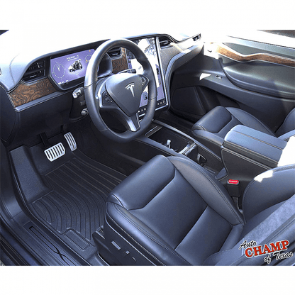 2016-2021 Tesla Model X 5 Seater – Front &#038; Rear All Season Mats – Waterproof-4