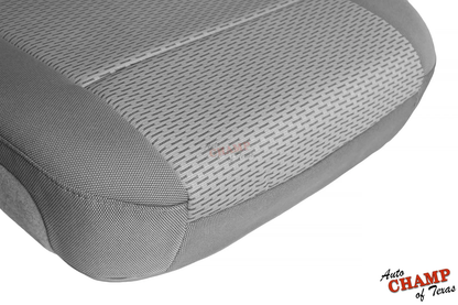 ford f-250 2017 2022 gray cloth bottom seat cover replacement