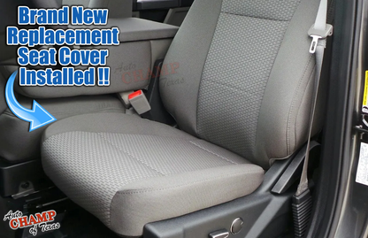 driver seat cover cloth gray bottom 2017 2022 ford f-250