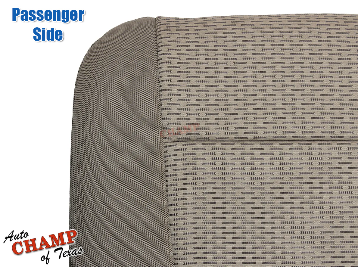 upper passenger seat cover ford f250 xlt 2017 2022 tan cloth lean back