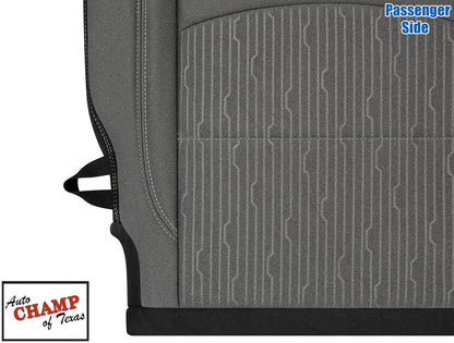 2019 2024 dodge ram big horn passenger seat bottom gray cover