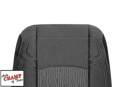 2019 2024 ram 2500 big horn seat back cover dark gray cloth