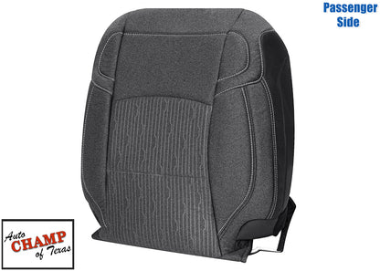 dodge ram 2500 lean back cloth seat cover 2019 2024 dark gray