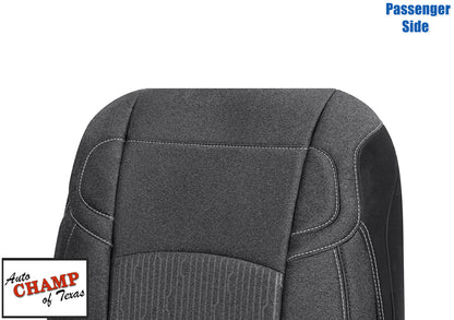 ram 2500 lean back seat cover cloth gray 2019 2024