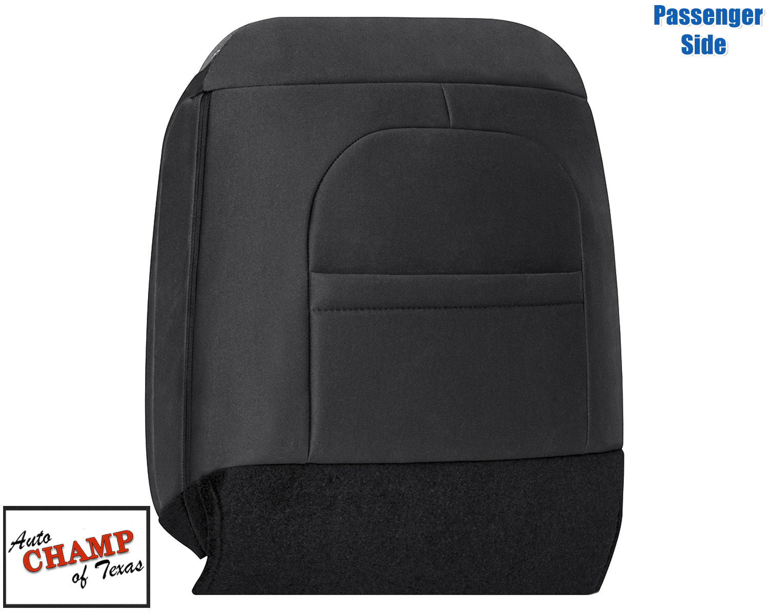dodge ram 2500 2019 2024 passenger lean back seat cover gray