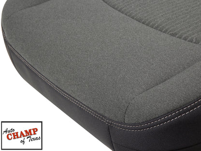 driver seat bottom cover gray 2020 2024 dodge ram 1500 classic cloth