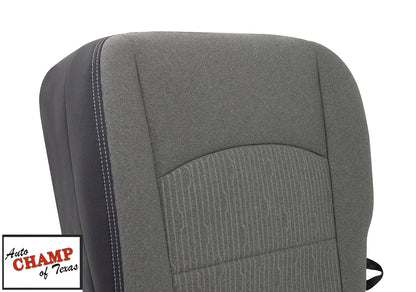 2020 2024 dodge ram 1500 classic driver bottom seat cover gray cloth