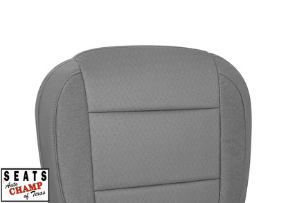 2019 2024 chevy silverado lt trail boss bottom seat cover gray oem style