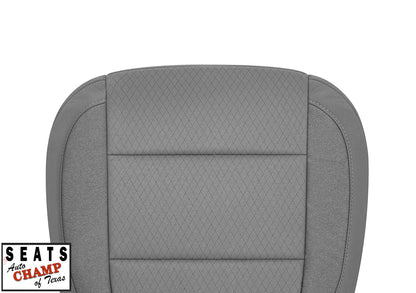 2019 2024 chevy silverado custom bottom cloth seat cover gray restore