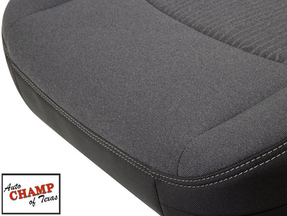 driver seat bottom cloth cover dodge ram 1500 classic dark gray fit
