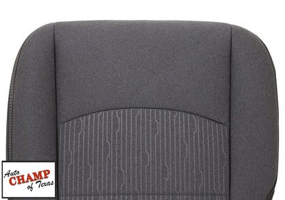 dark gray bottom cloth driver seat cover dodge ram 1500 classic 2020 2021 2022 2023 2024