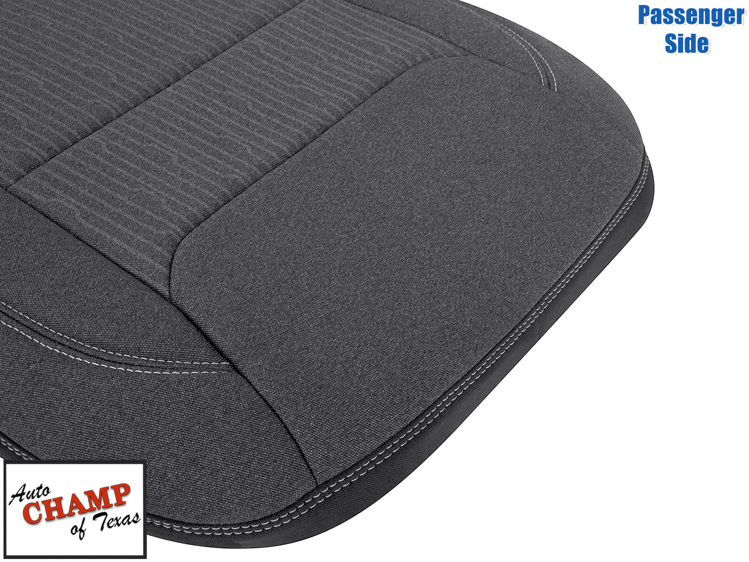 2020 2024 dodge ram passenger seat cover bottom gray