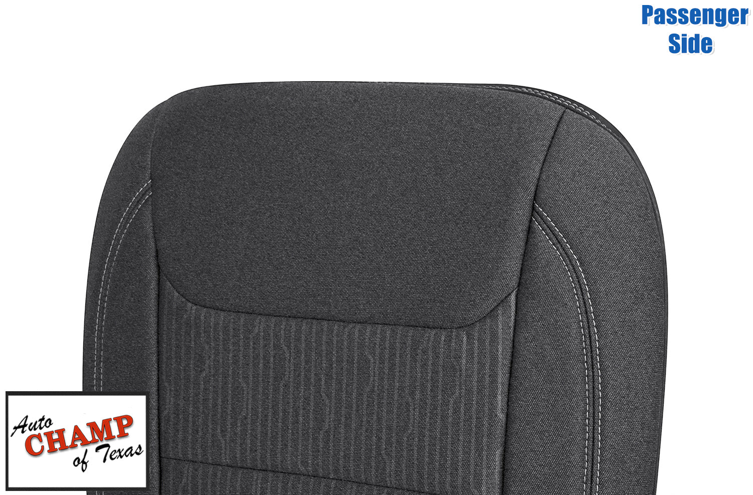 2020 2024 dodge ram 1500 seat bottom cover passenger side gray