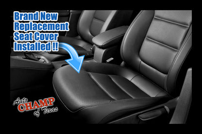 vw jetta seat black leather bottom replacement