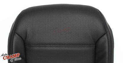 black perforated seat base cover jetta