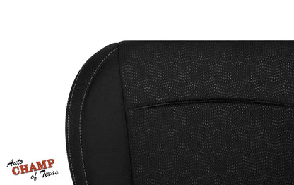 2015-2017 Subaru Legacy Driver Side Bottom Seat Cover Black Cloth