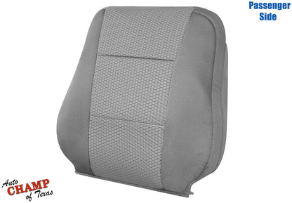 gray cloth passenger backrest seat cover 2017 2022 ford f250 xlt
