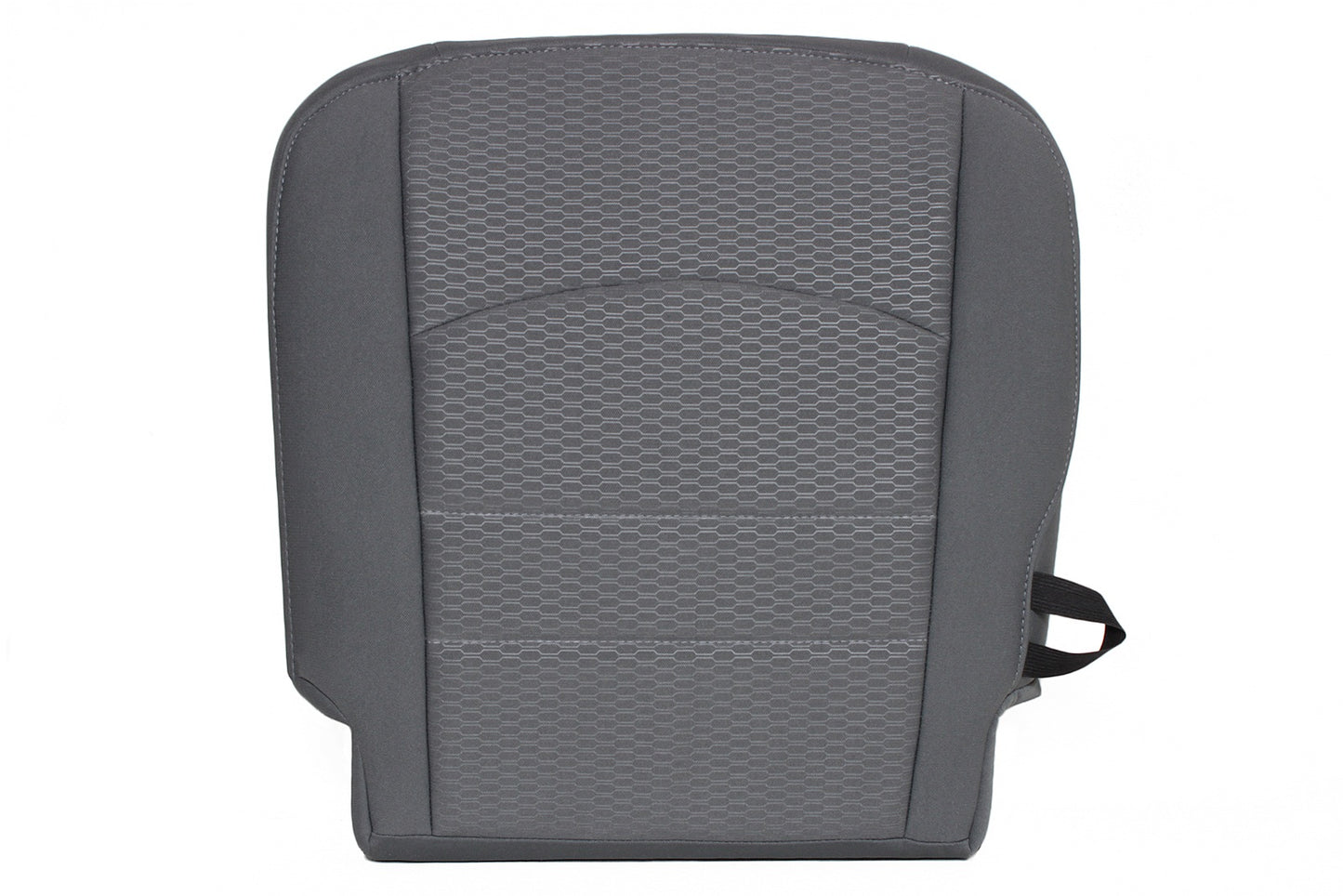 2013–2018 Dodge Ram 3500 SLT Driver Bottom Cloth Seat Cover Diesel Gray with Alloy Center