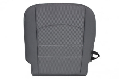 2013–2018 Dodge Ram 3500 SLT Driver Bottom Cloth Seat Cover Diesel Gray with Alloy Center